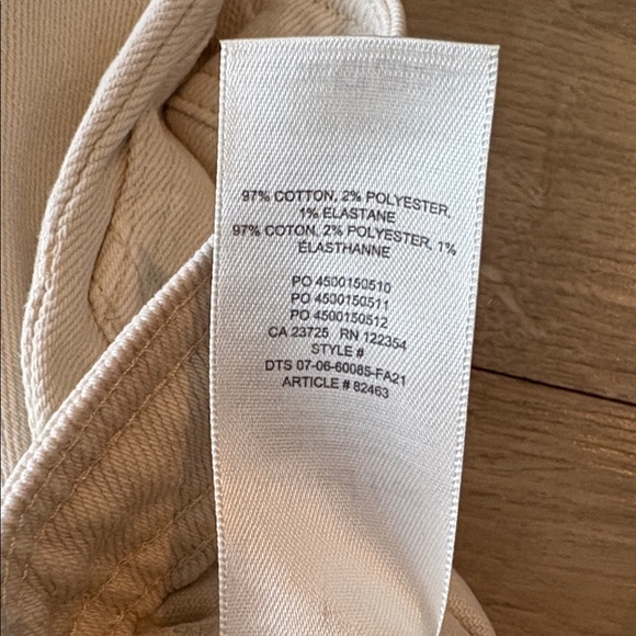 Aritzia Wilfred Free Modern Utility Pants Birch Colour Size 00 24x29 - Picture 7 of 9